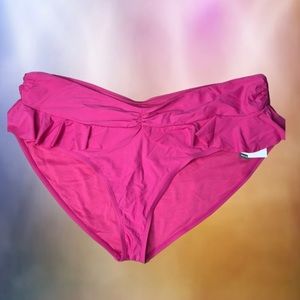 Mid-Rise Bikini Fit Swimsuit Bottoms Size 3X
